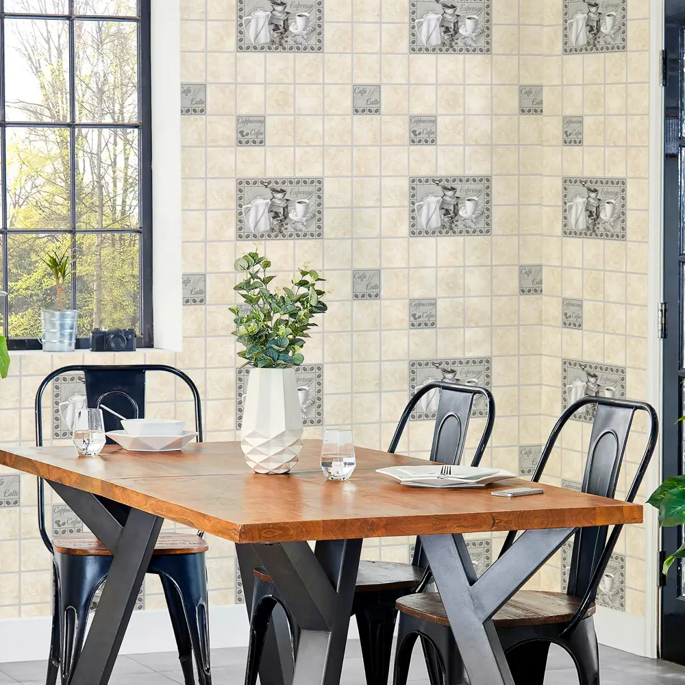 Обои виниловые Elysium Кофе бежевые 0.53 м 90421 STLM-2175216 - Вид №2