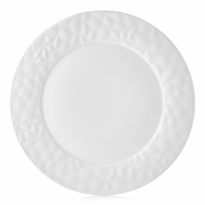 91163541 Тарелка Crystal 22.30x22.30 см керамика цвет белый STLM-0505443 WALMER