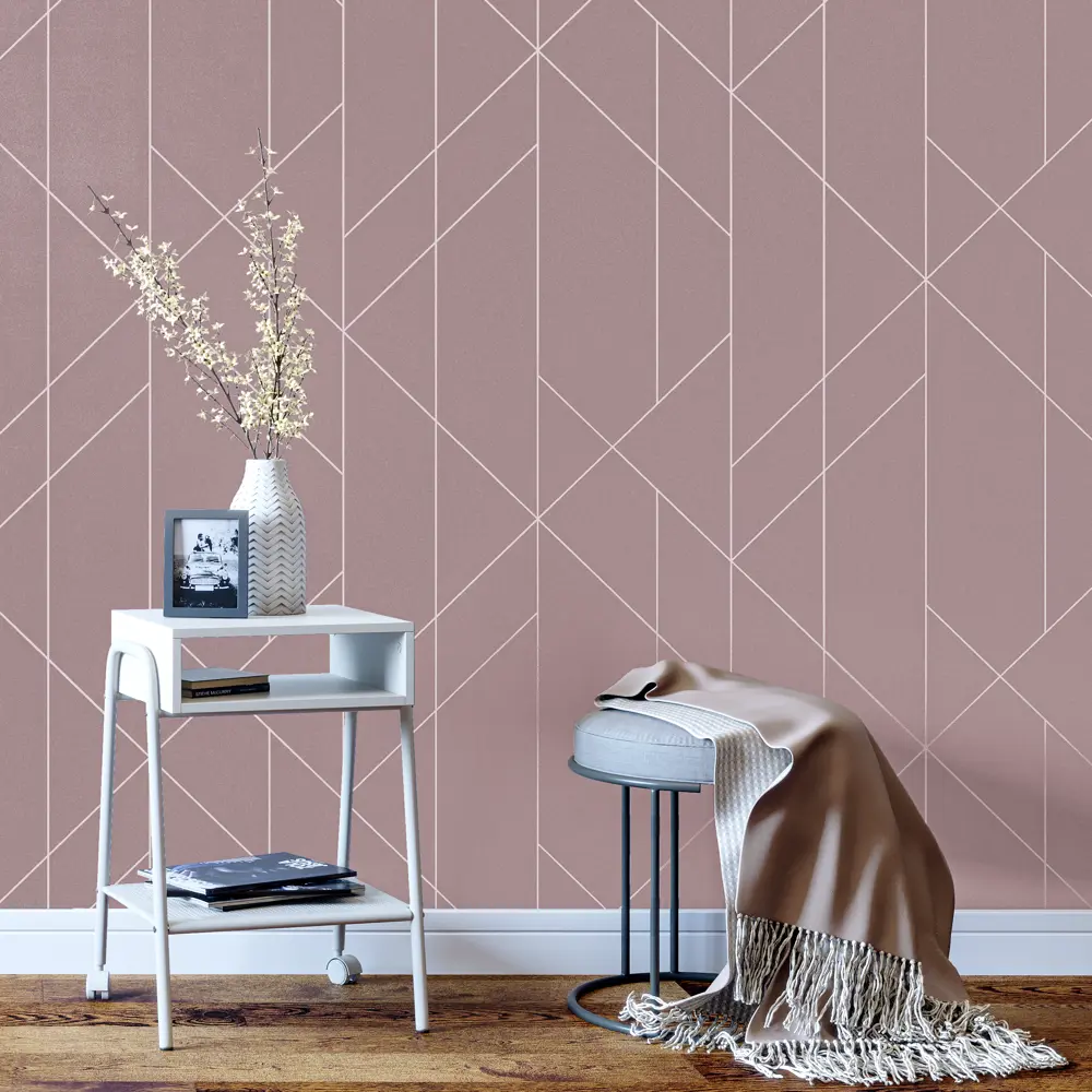 Обои флизелиновые Inspire Pabloline Santal 4 фиолетовые 1.06 м Pablo Line STLM-2120438 - Вид №2