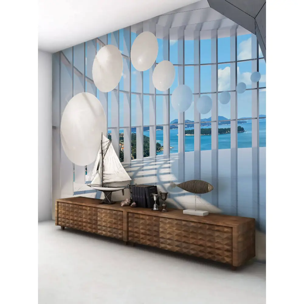 Фотообои Стеклянные шары 3D бумажные, 368x254см, WM-118 POSTERMARKET STLM-2046623 - Вид №1