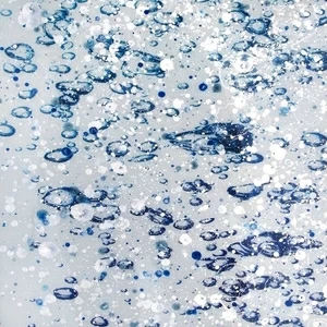 Арт-панель на холсте Alex Turco Underwater Light Bubbles