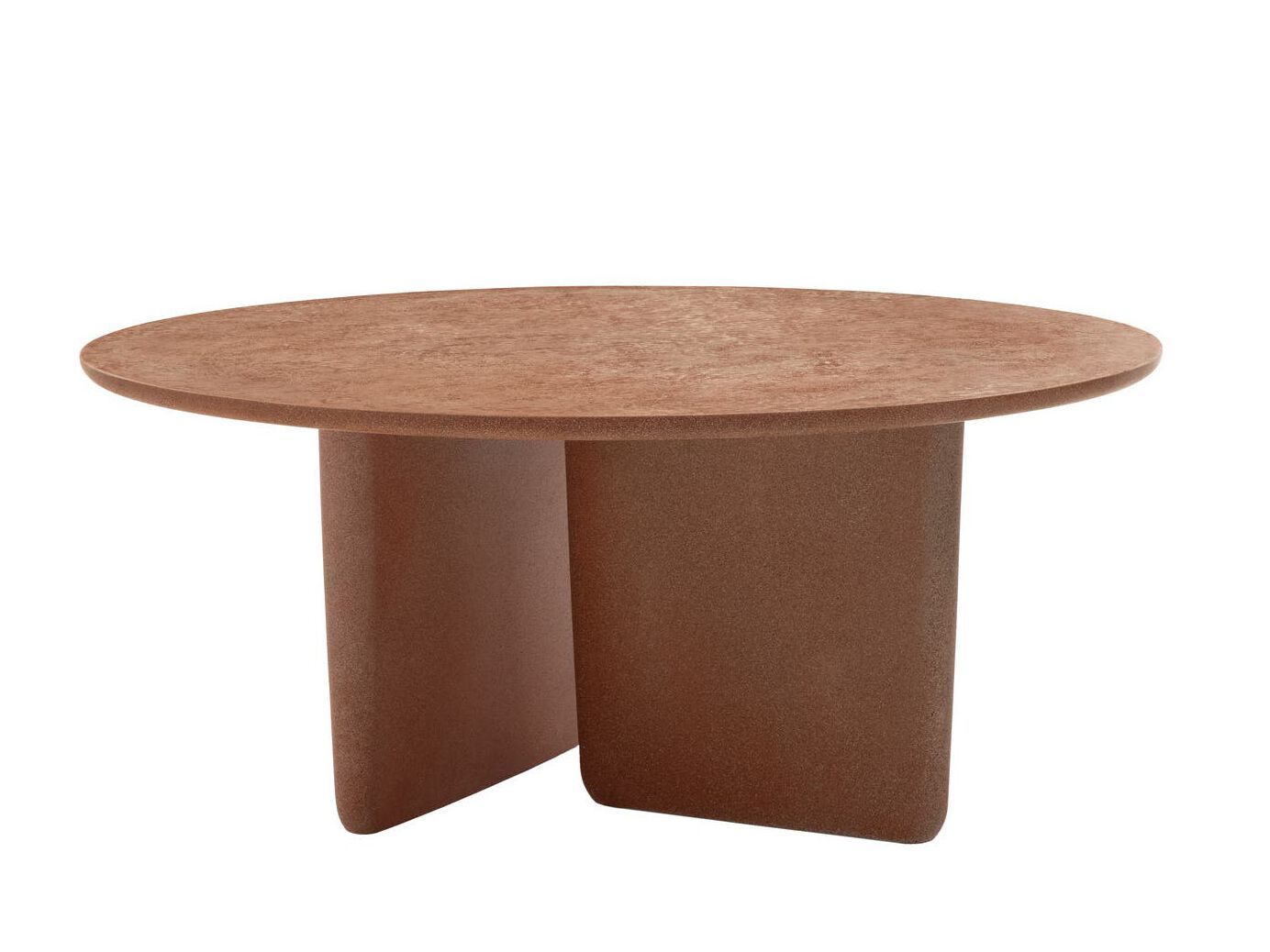 Бетонный круглый садовый стол B&B Italia Outdoor Тоби-Иши ARCH-00003002