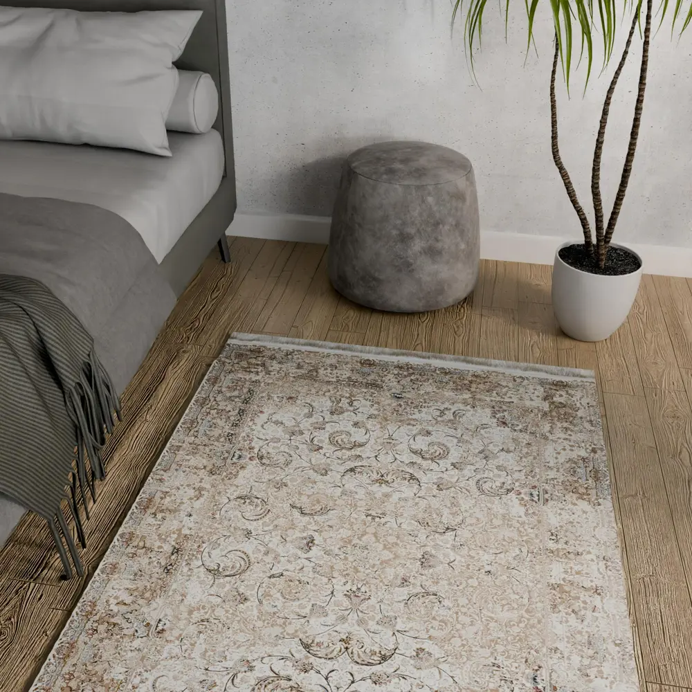 Ковер полиэстер Arnika 100x150 см цвет кремовый 86370501 STLM-2012910 Santreyd  - Вид №6