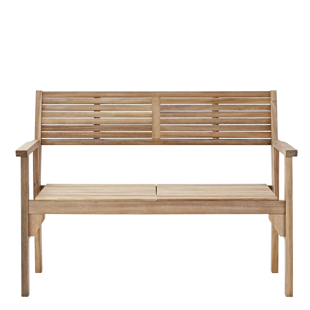 Скамья садовая Naterial Solis 120х55х90 см дерево светло-коричневая STLM-2177163 - Вид №2