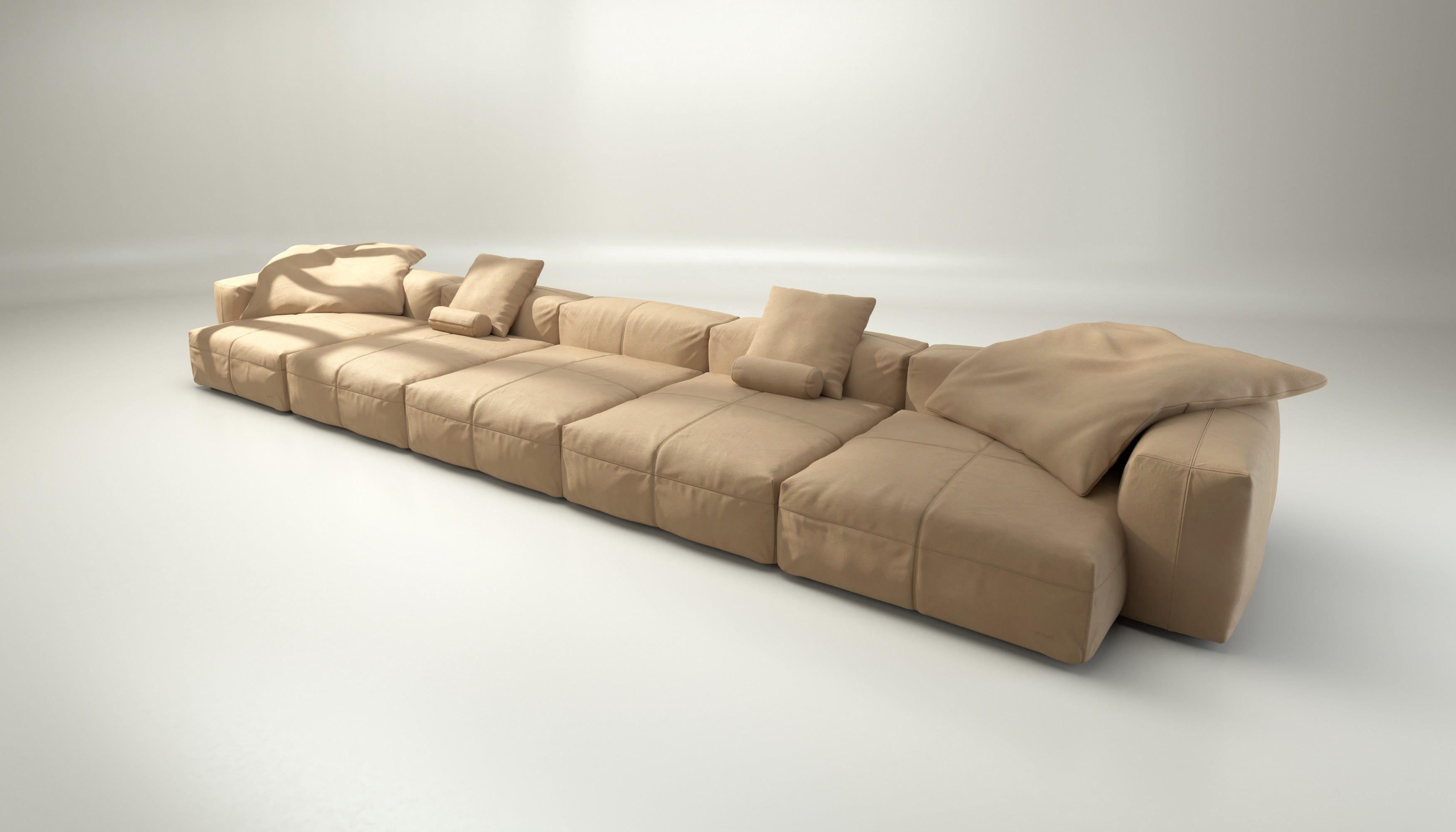 Кожаный модульный диван vetsak Leather ARCH-00148356 - Вид №5