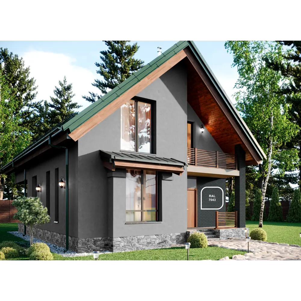 Jobi Siloxanfassad - фасадная краска с эффектом декоративной штукатурки, база С 9 л 87003763 STLM-1426843 - Вид №9