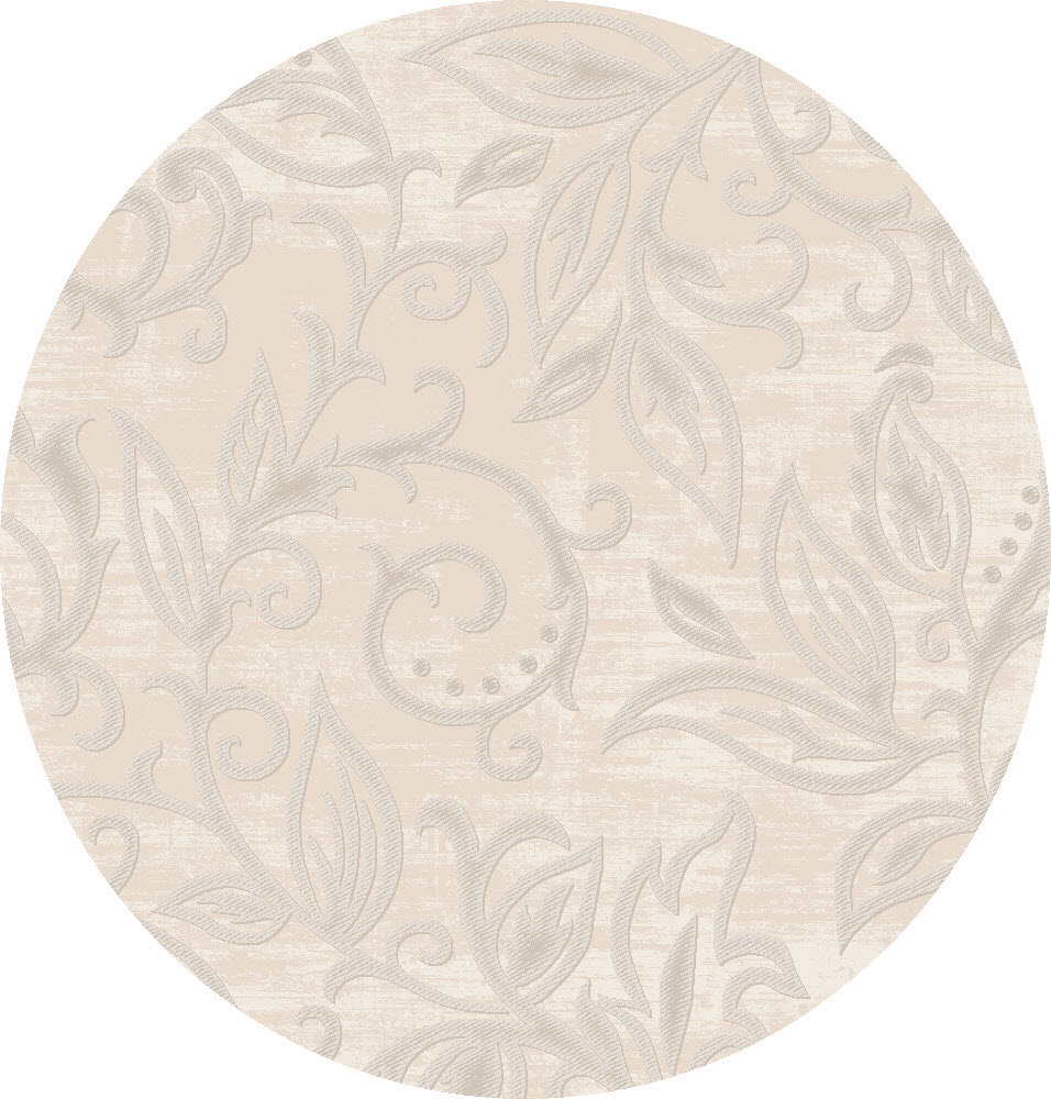 90922273 Ковер Milana 0A096A Beige-Beige круг 200x200 см STLM-0422231 OZKAPLAN KARPET