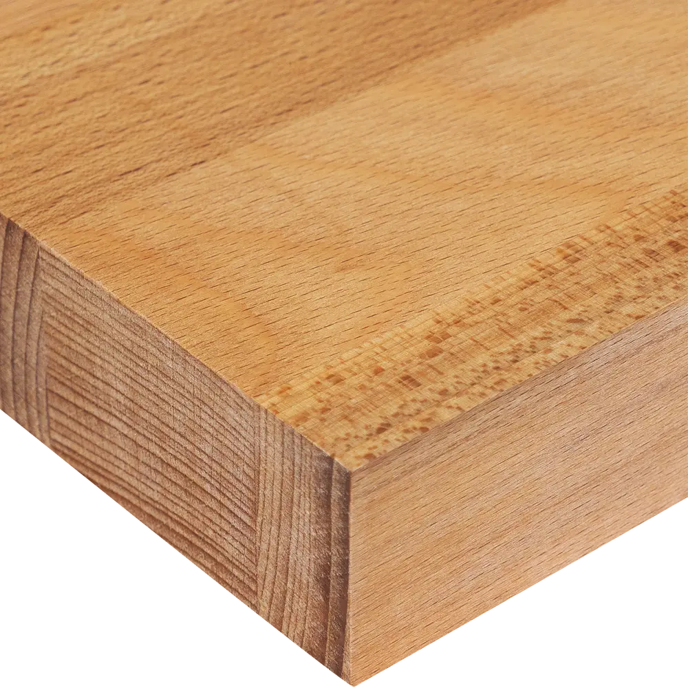 Столешница 120x80x4 см массив дерева цвет бук 84370251 STLM-2134143 Santreyd Массив бука - Вид №2