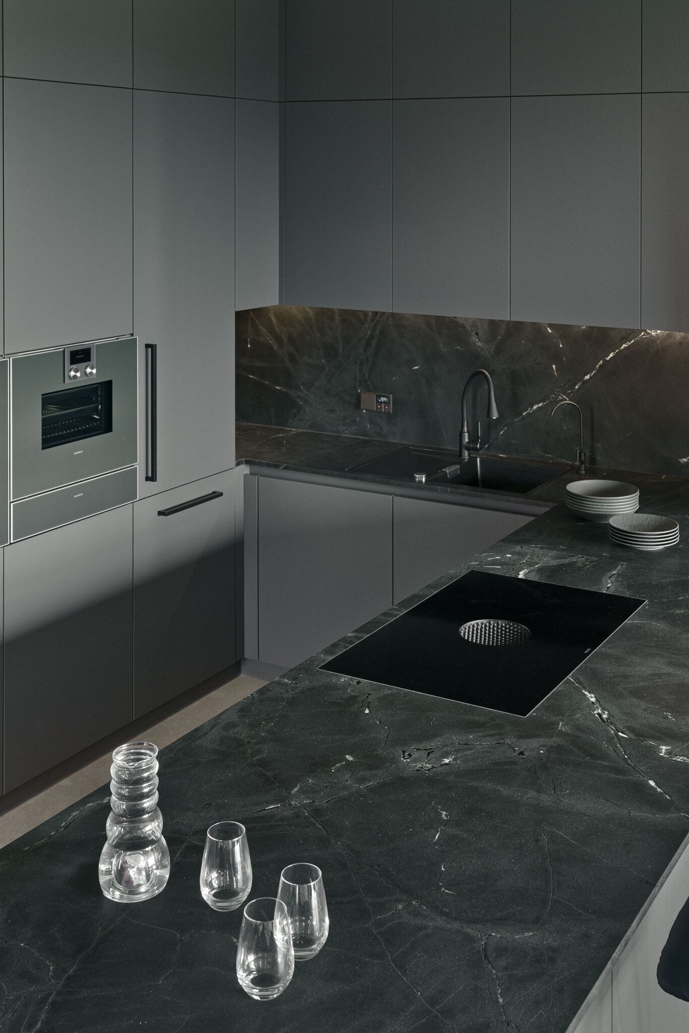 Кухня на заказ из ламината и кварцита Zajc Z1 ARCH-00064606 - Вид №5