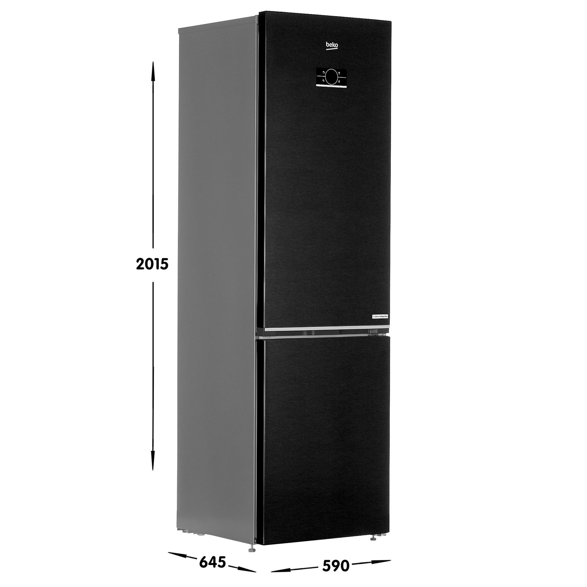 5317834 Холодильник с морозильником   Beko B5RCNK403ZWB черный STDN-0075325 - Вид №6