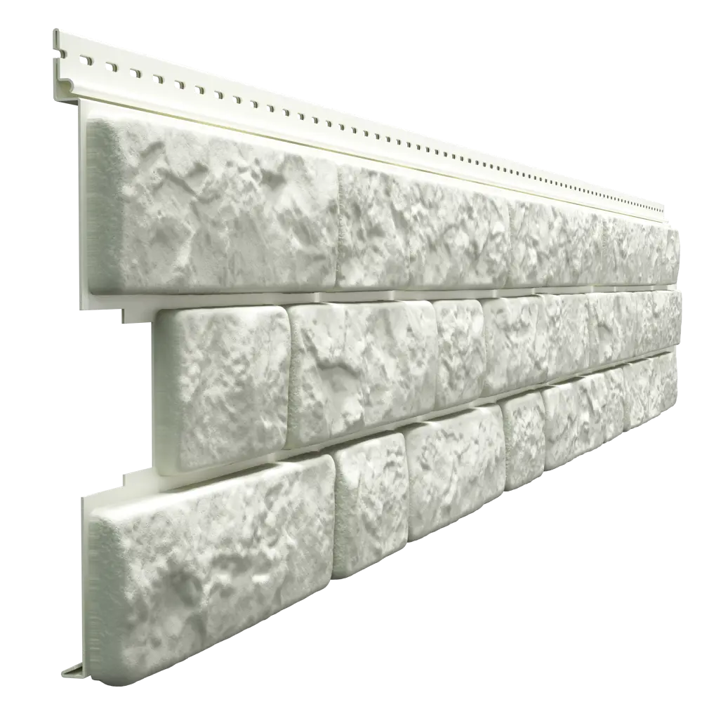 88292072 Сайдинг виниловый Döcke Bergart Камень 1.8 м Кокос 0.52 м² STLM-0077324