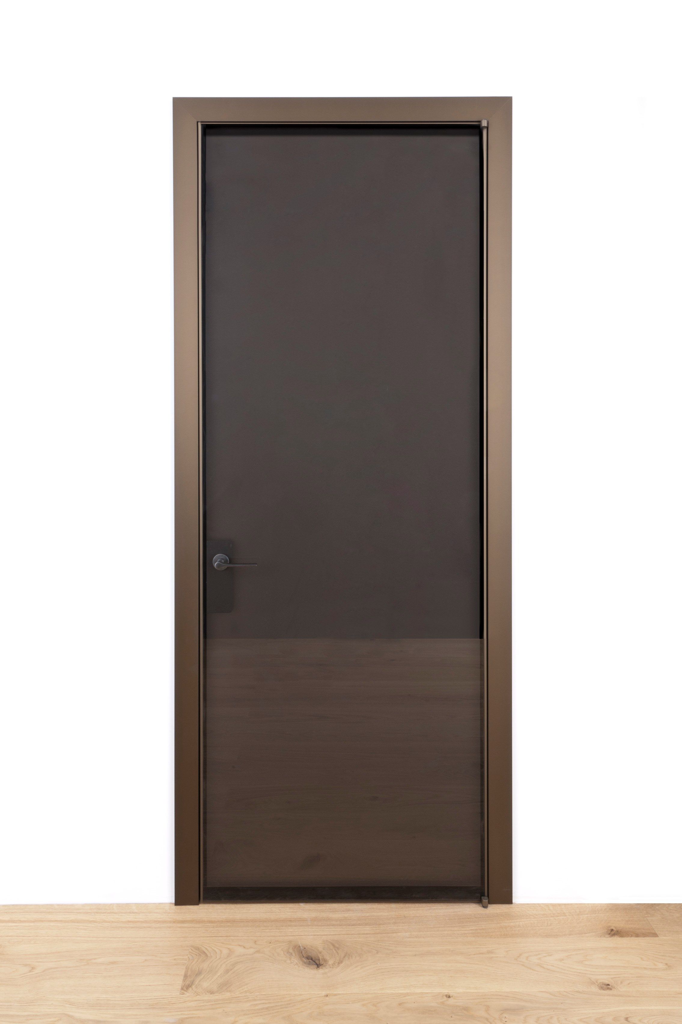 Стеклянная распашная дверь ALBED ARCH-00069717 - Вид №3