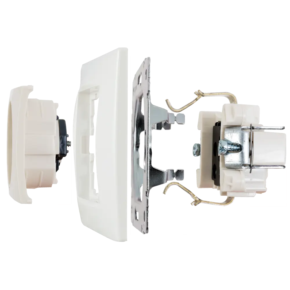 Legrand Valena Classic - розетка с заземлением и защитными шторками, слоновая кость 11273805 STLM-1401997 - Вид №4