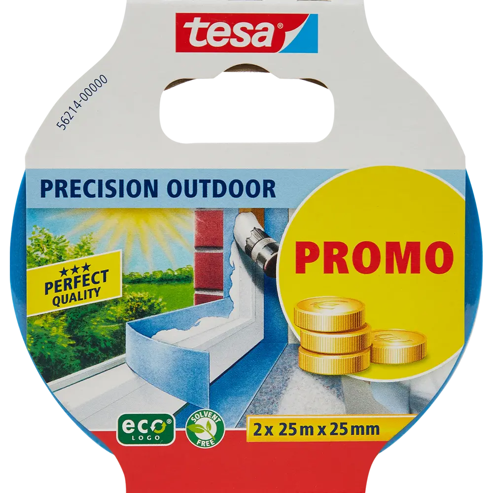 Малярная лента для четкого края Tesa 25 мм 25 м цвет синий 2 шт STLM-2051354 - Вид №1