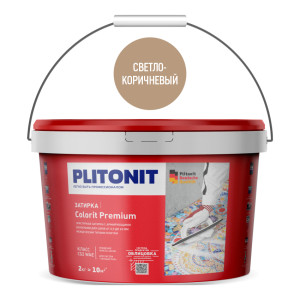 90788110 Затирка Colorit Premium 8272 светло-коричневая 2 кг STLM-0381941 PLITONIT