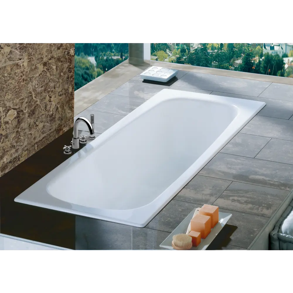 Ванна Roca Stratus чугунная 1500x700 мм STLM-2207894 - Вид №1