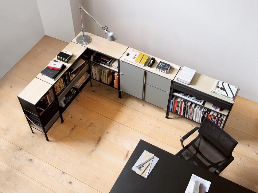 Nils Holger Moormann Двусторонняя открытая полка из стали с порошковым покрытием sun-id-1363490 - Вид №3