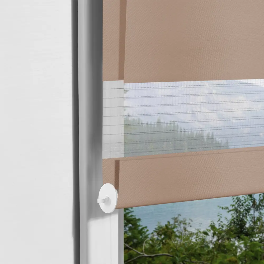 Рулонная штора KREAFORTA Moskva день-ночь 180×175 см с регулировкой освещения 89408512 STLM-1584179 - Вид №4