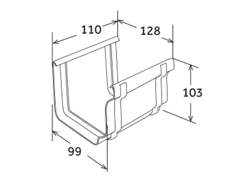 Простая муфта для желоба Лучшая модель Купраелита First Corporation First Plast ARCH-00124521 - Вид №2