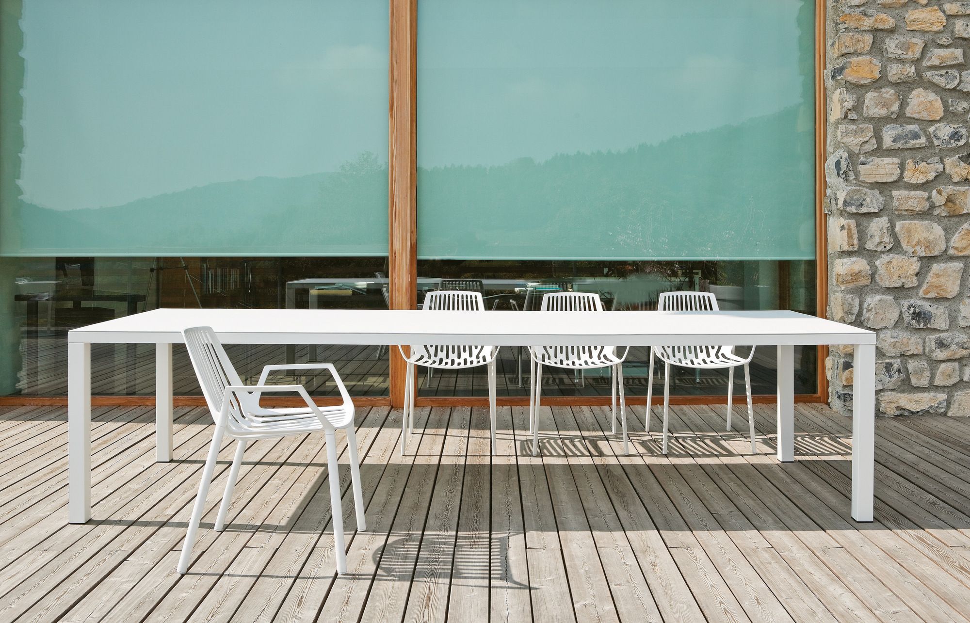 Высокий садовый стул с подставкой для ног FAST Omnia Selection ARCH-00117621 - Вид №4