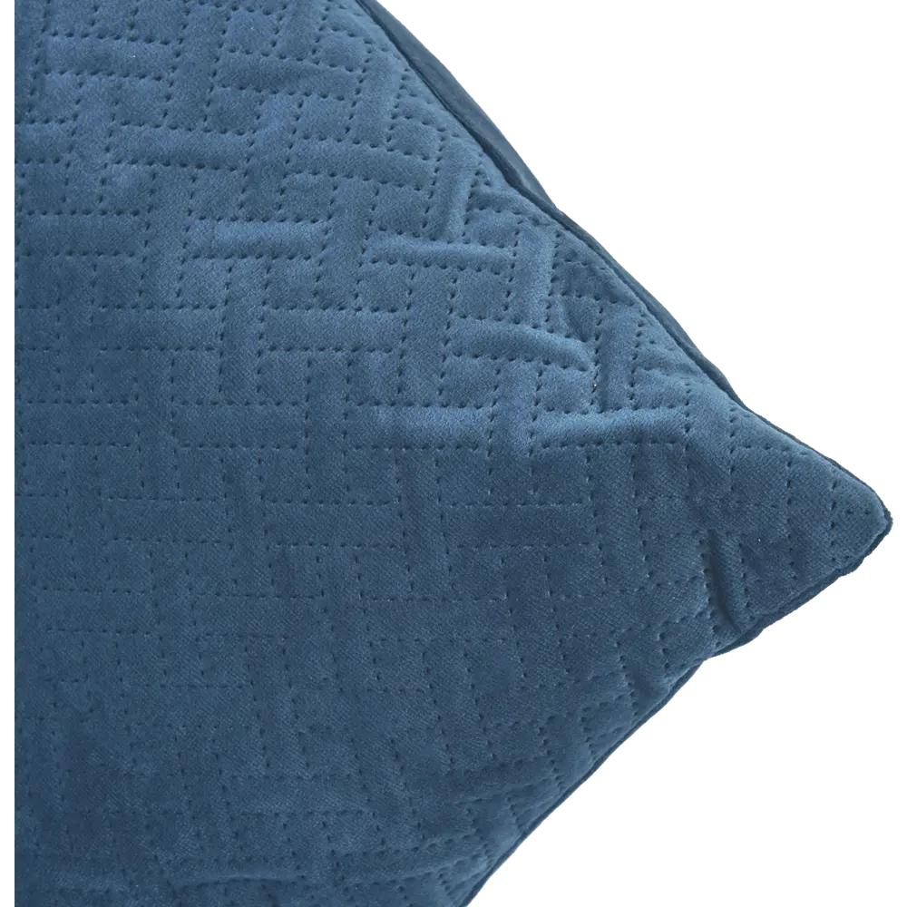 Подушка «Emb Vel Dolce», 40x40 см, цвет синий Atmosphera STLM-2085280 - Вид №2