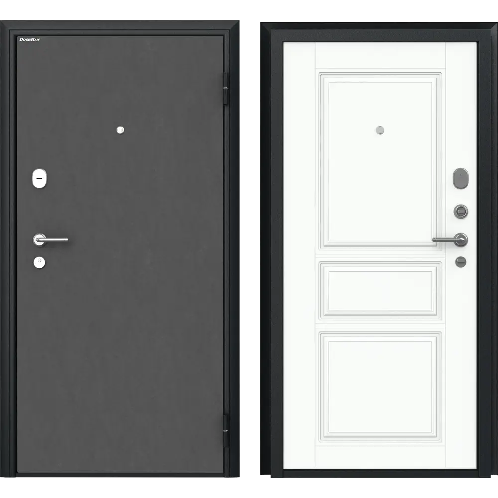 Дверь входная металлическая Премиум New 98x205 см правая малибу классик DOORHAN STLM-2024625