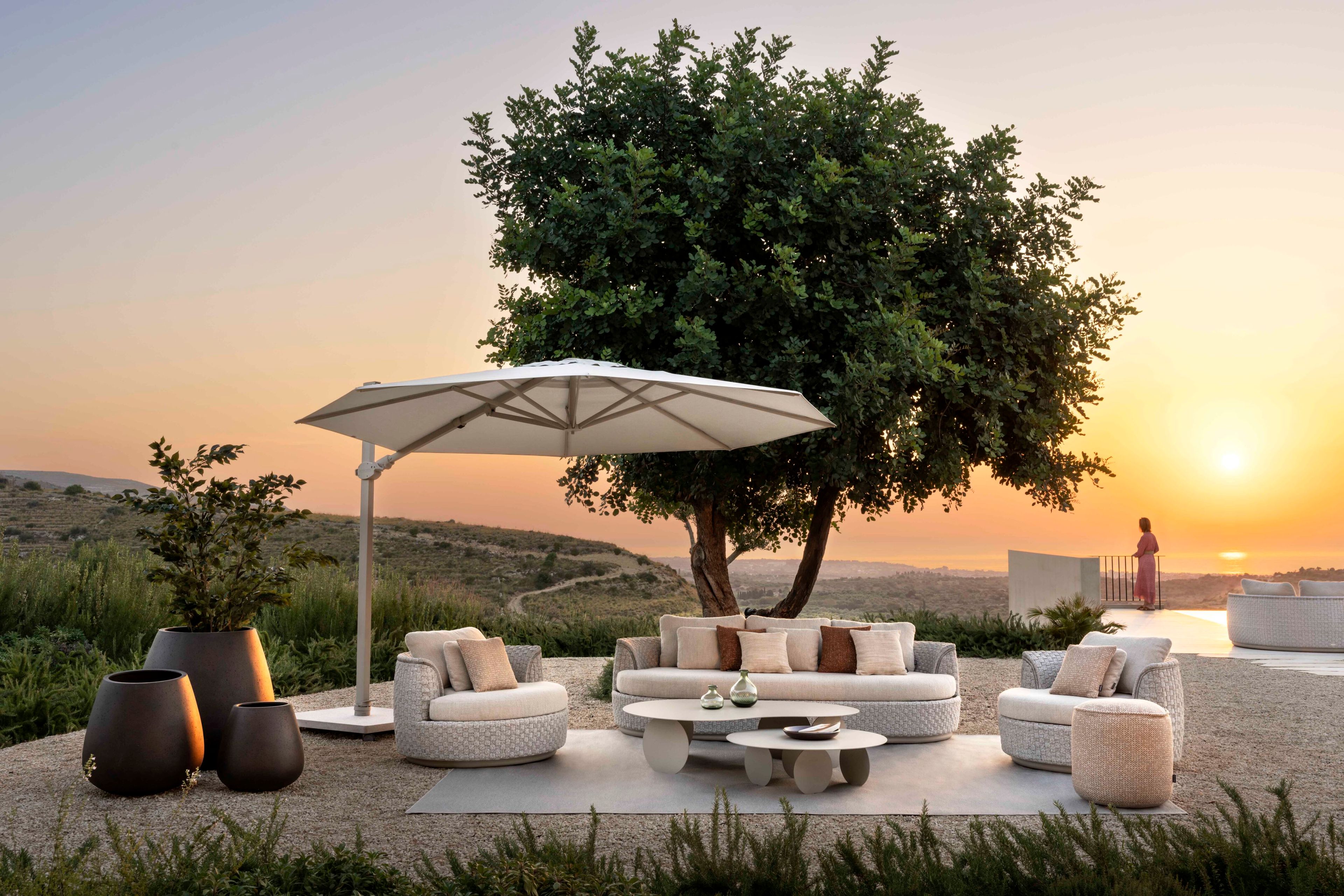 3-местный веревочный садовый диван Jardinico круглый ARCH-00070911 - Вид №5