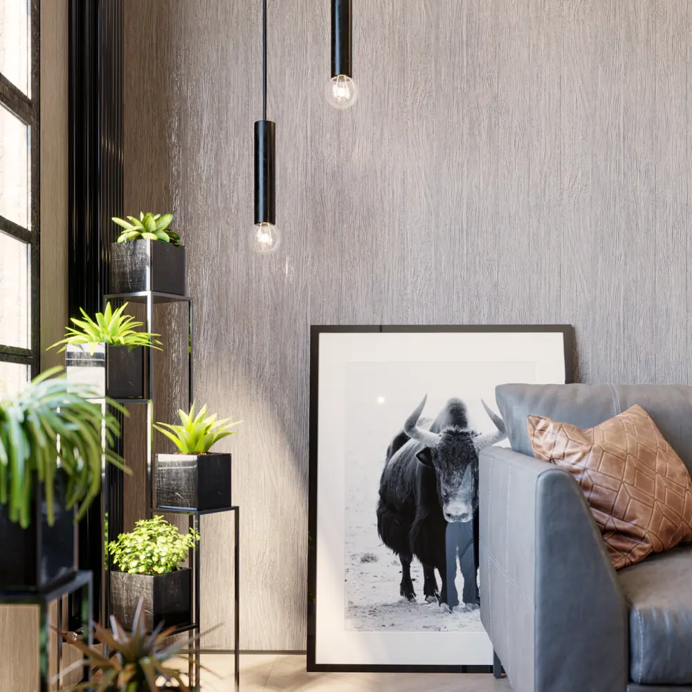 Обои флизелиновые Палитра Loft серые 1.06 м PL71656-44 STLM-2078051 - Вид №2