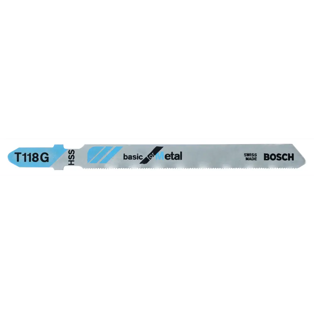 Набор пилок для лобзика по металлу Bosch T118G, 3 шт BOSCH PROFESSIONAL STLM-2039817