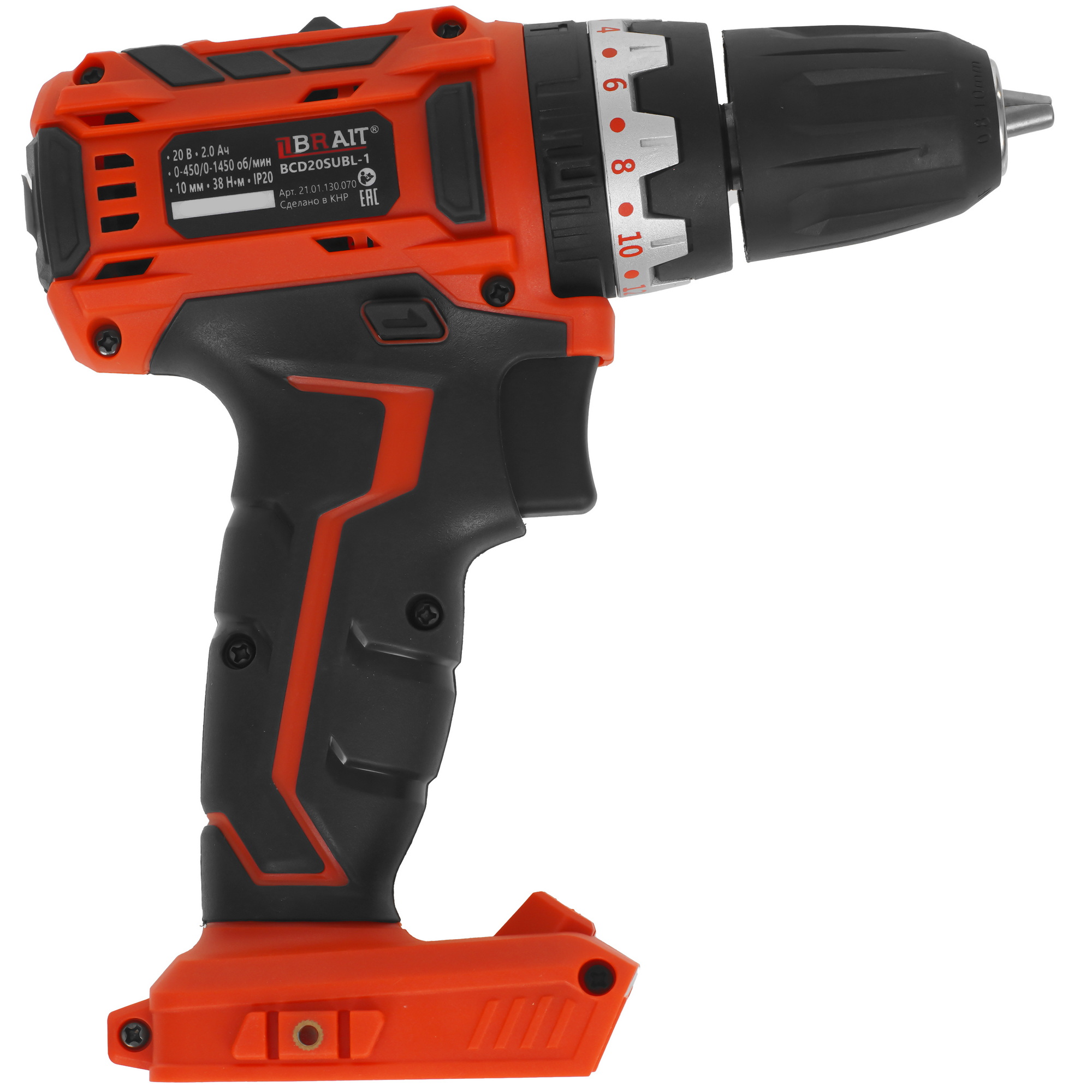 Дрель-шуруповерт BRAIT BCD20SUBL-1   , Без ЗУ, Без АКБ 9230656 STDN-0013181 - Вид №2