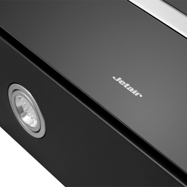 9014722 Вытяжка наклонная Jetair CLIFF 60/A/BL черный/серебристый STDN-0018503 - Вид №3