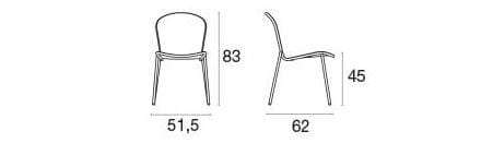 Стальной и тканевый садовый стул emu Ronda X ARCH-00072897 - Вид №10
