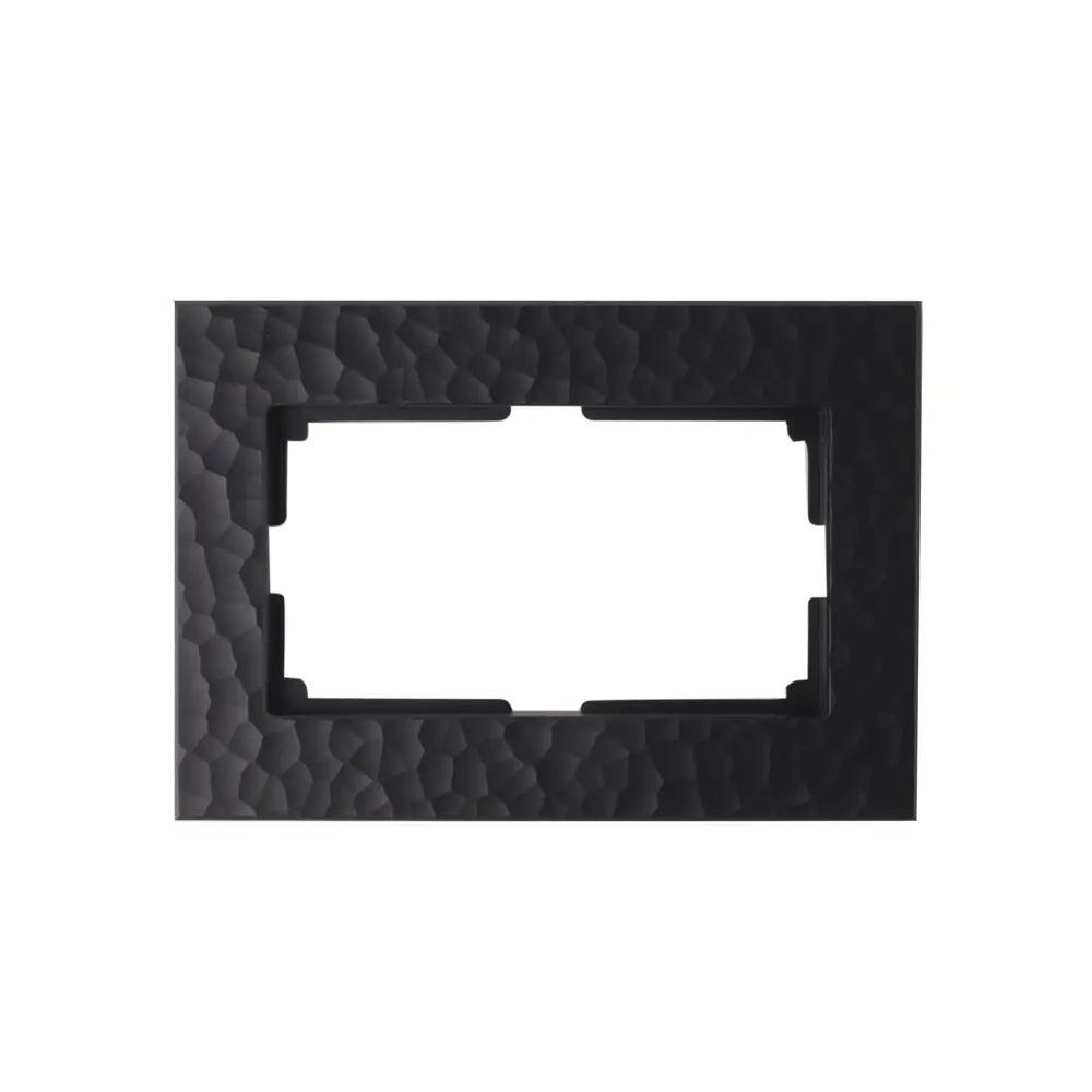 Рамка для розеток и выключателей Werkel Hammer W0082408 2 поста цвет черный STLM-2071894