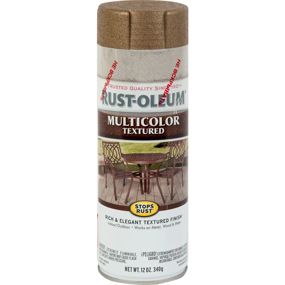 Краска аэрозольная многоцветная светлая латунь 0.34 кг RUST-OLEUM STLM-2060292