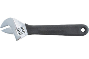 15556459 Разводной ключ инструментальная сталь, антискользящее покрытие ручки, 300мм 70109 КУРС