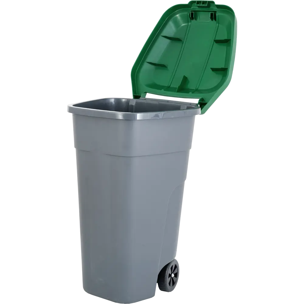 Крышка контейнера для раздельного сбора мусора Plast Team цвет зелёный STLM-2201307 - Вид №6