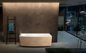 Прямоугольная акриловая ванна с гидромассажем