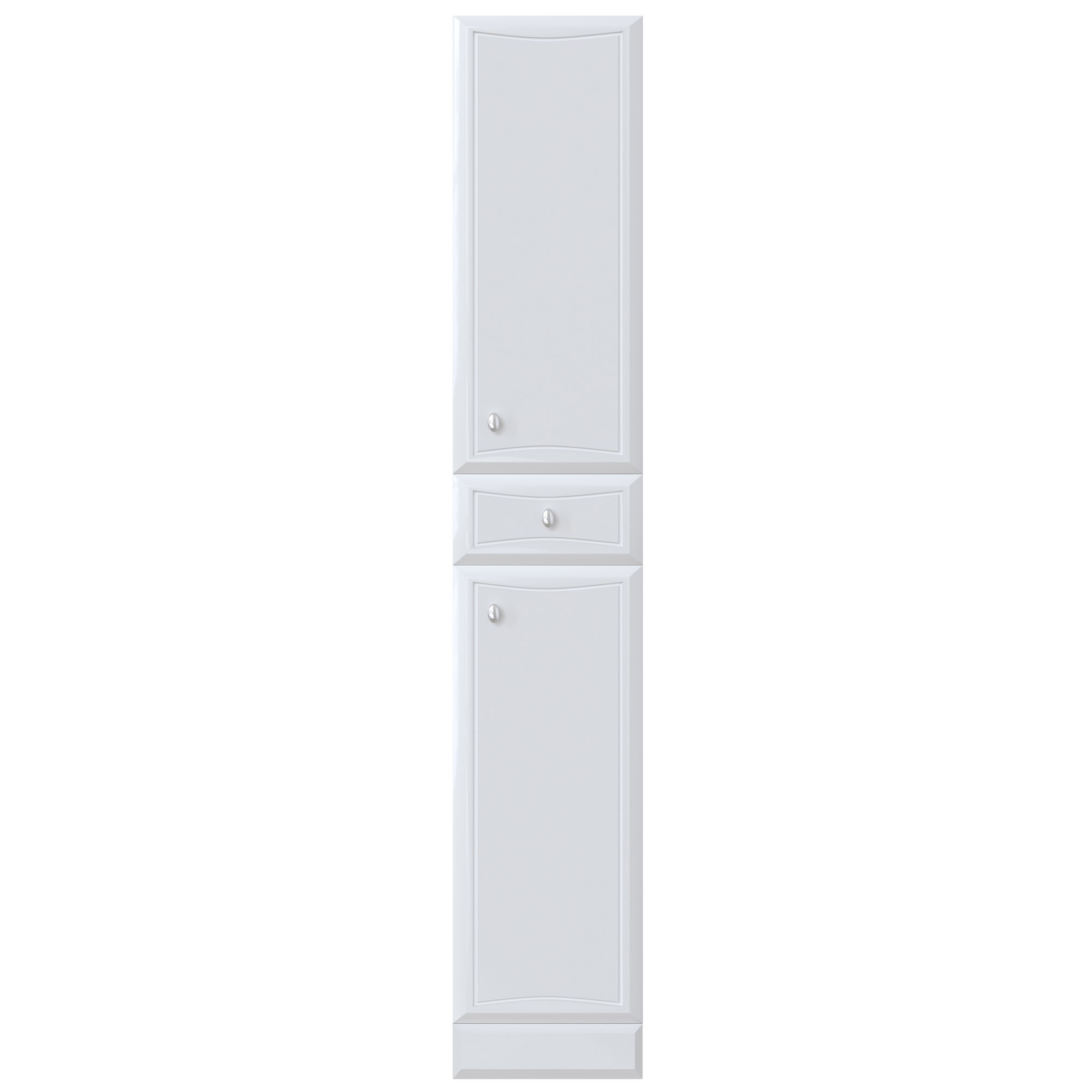 90240065 Шкаф для ванной комнаты напольный 33.2см цвет Белый Sharmel STLM-0145766 SANSTAR