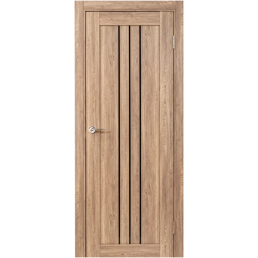 Комплект двери Бергамо остекленная 80x200 см ПВХ цвет дуб европейский с добором 150 мм PORTIKA STLM-2207523