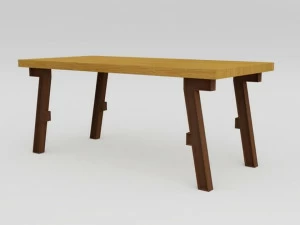 TrackDesign Прямоугольный стол из Corten ™ и ламината Seven Tt06740012