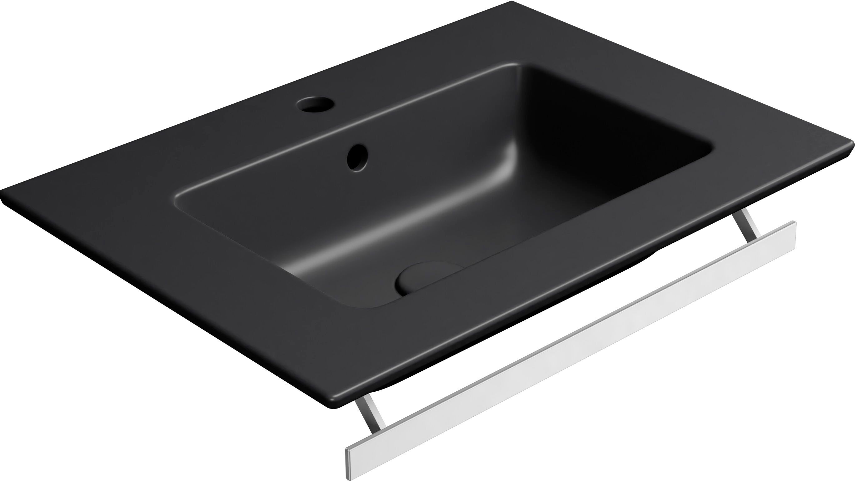 Прямоугольная раковина с держателем для полотенец GSI ceramica чистый ARCH-00106489 - Вид №7