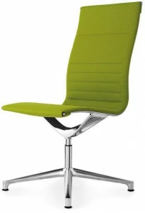 ICF Поворотное офисное кресло из ткани с 4 спицами Una chair