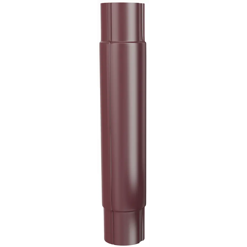 Труба соединительная D90 1000 мм цвет вишня ВЕГА STLM-2120001 - Вид №1