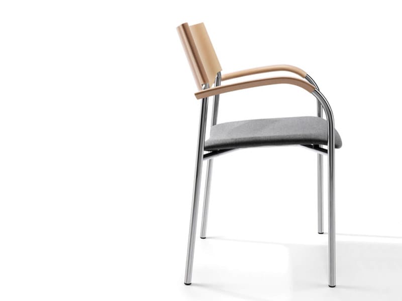 Штабелируемый стул с подлокотниками Brunner ARCH-00087804