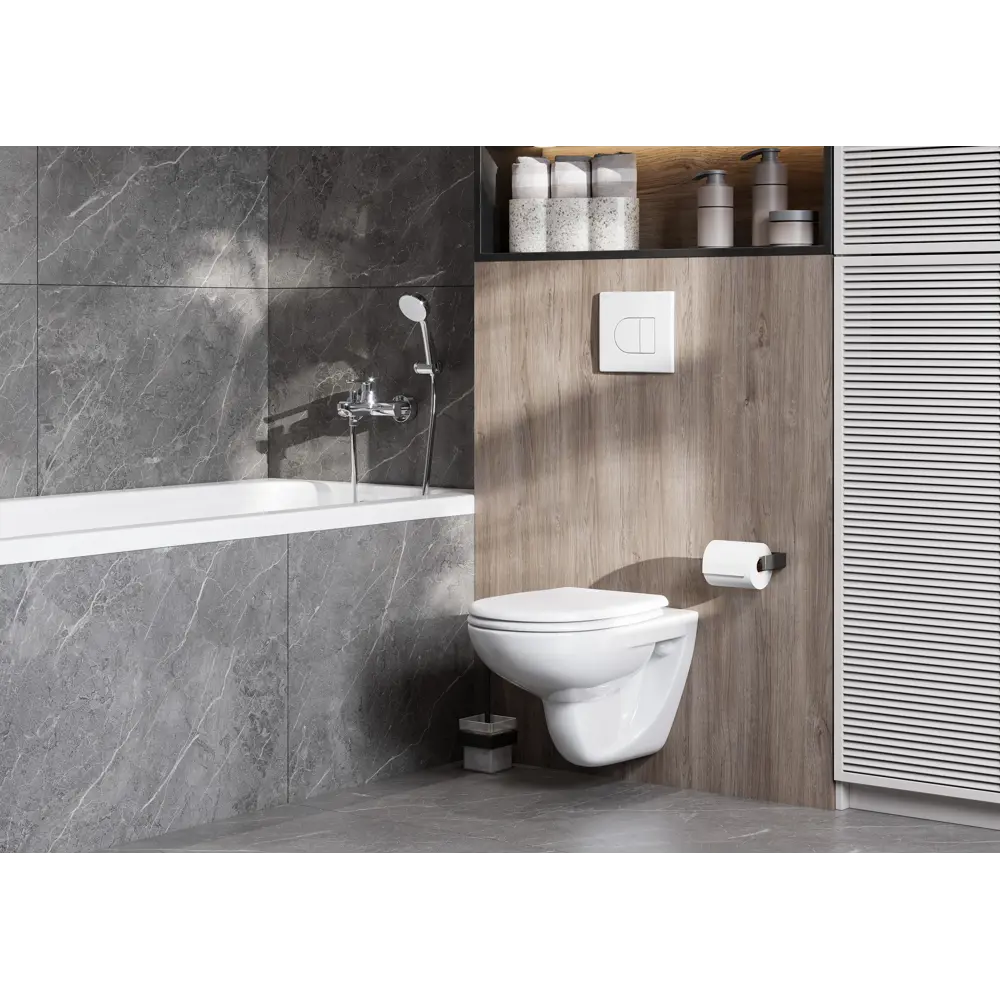 Комплект инсталляция с унитазом Jika Dino с кнопкой цвет белый STLM-2084484 - Вид №4