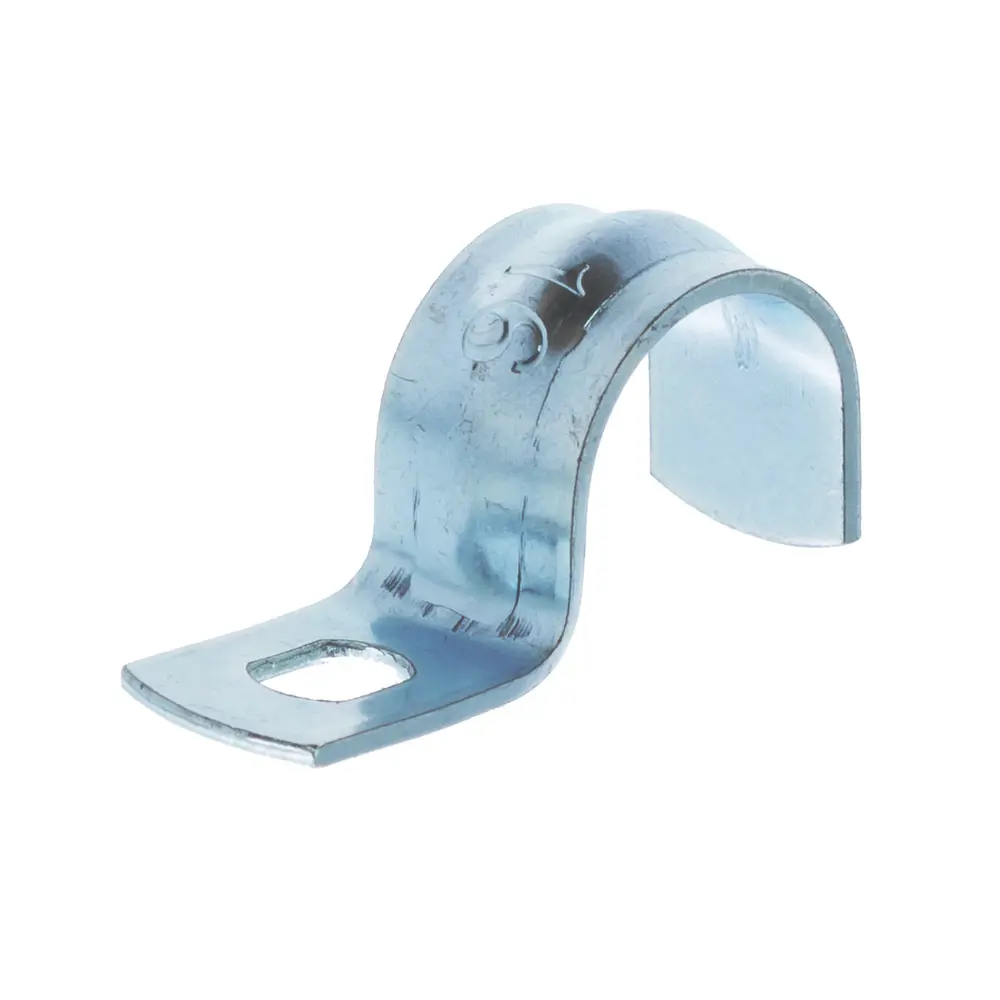 Скоба крепежная ЭКОПЛАСТ оцинкованная D16 мм для труб и кабелей (5 шт) 18176661 STLM-1540192