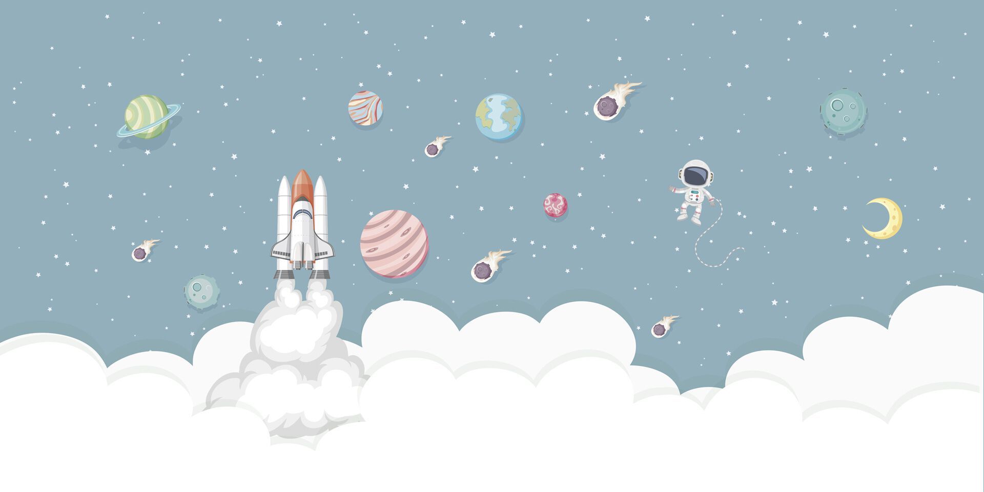 Панорамные обои для детей Rimura 2025 ARCH-00036302 - Вид №1