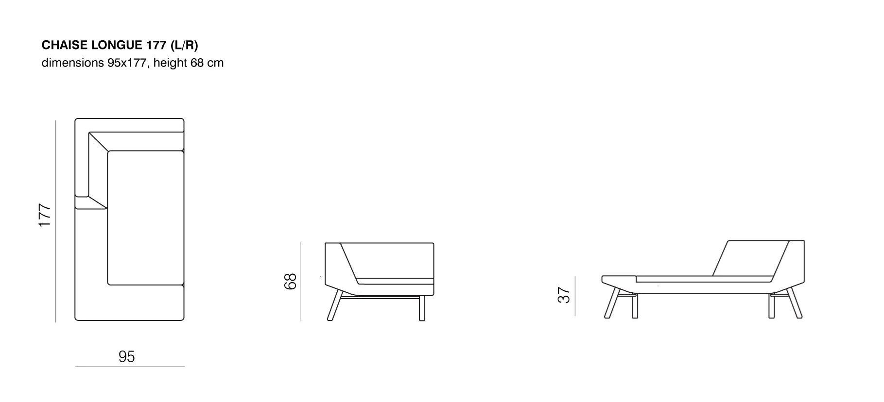 Модульный диван с полуостровом prostoria комбинат ARCH-00141576 - Вид №10