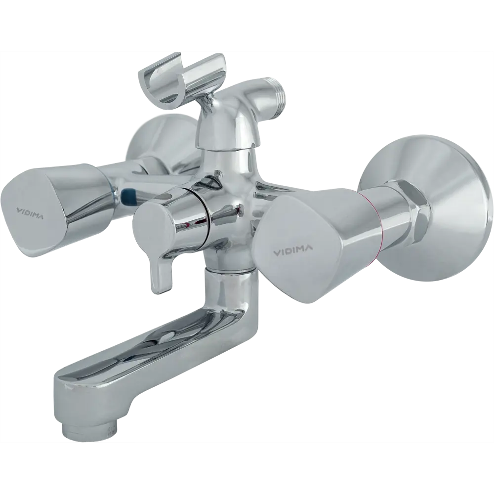 Смеситель для ванны Vidima Modern BA317AA двухвентильный цвет хром STLM-2185604
