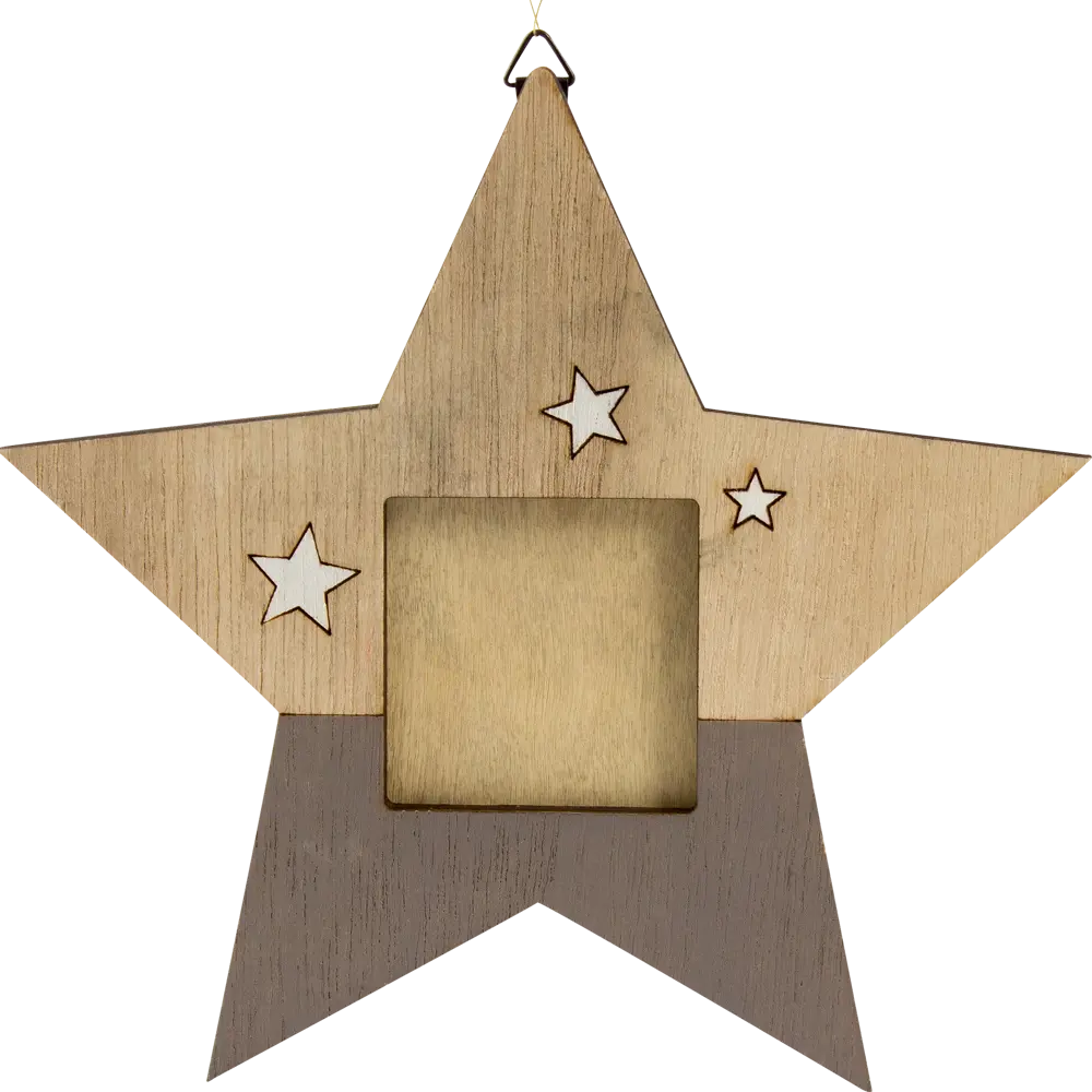 Украшение декоративное «Рамка звёздная», дерево Santreyd STLM-2007026 - Вид №1